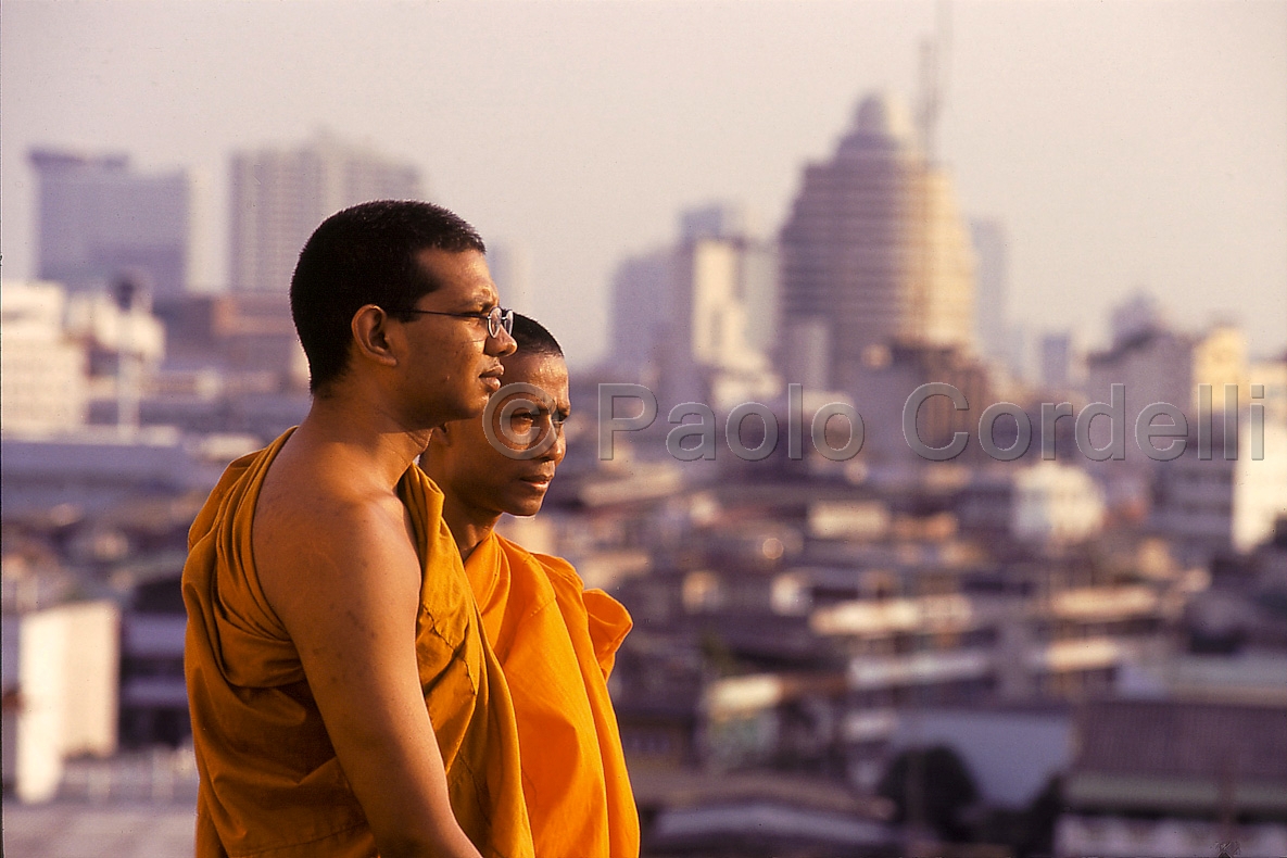 Buddhist monks, Bangkok, Thailand
 (cod:Thailand 10)